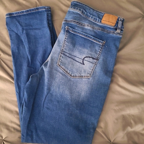 AE High-Waisted Skinny Jeans - 16 Short - Picture 1 of 4